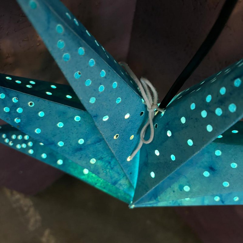Paper star Zen mini turquoise