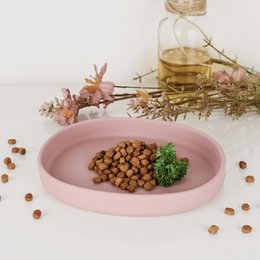 ne&no® Silikon Futterschale - Schnurrhaarfreundlich - extra flach - für Katzen