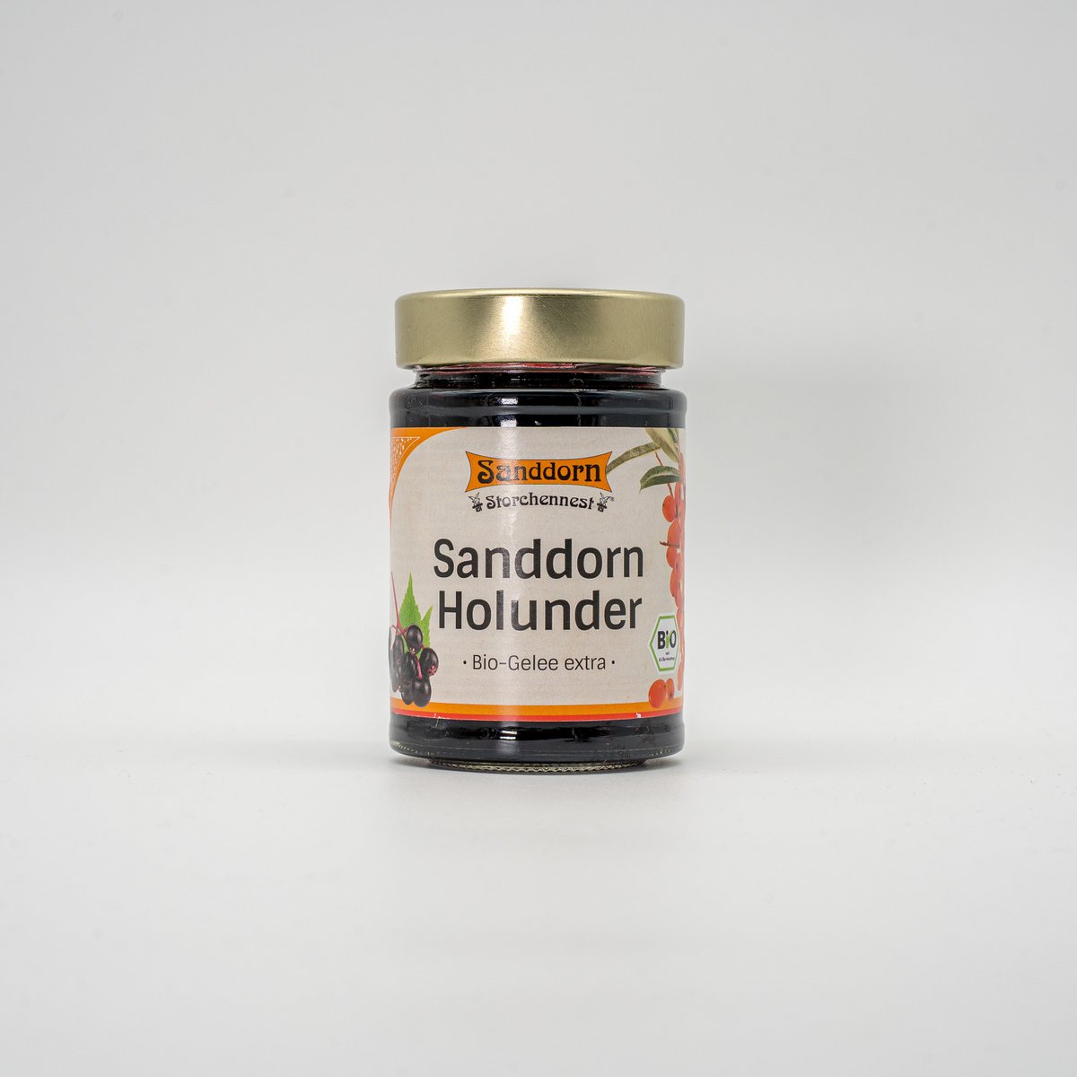 ORGANIC sea buckthorn elderberry jelly extra