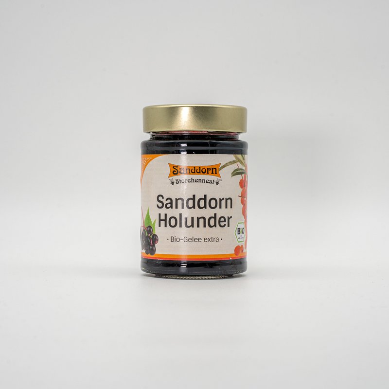 BIO Sanddorn-Holunder Gelee extra