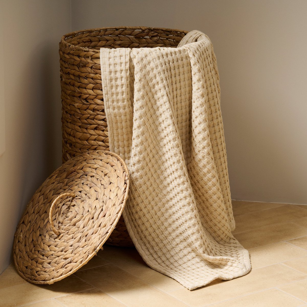 Badetuch | Waffelkreide aus Baumwolle | 70x140cm