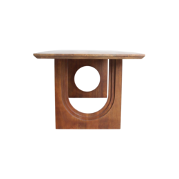Esstisch aus abgeschrägtem Bullnose-Mangoholz