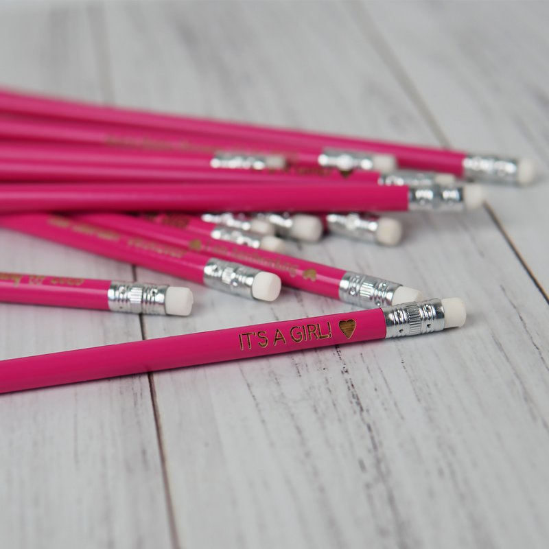 Pink træ HB -blyant med viskelæder, perfekt gave til studerende, kunstnere og lærere