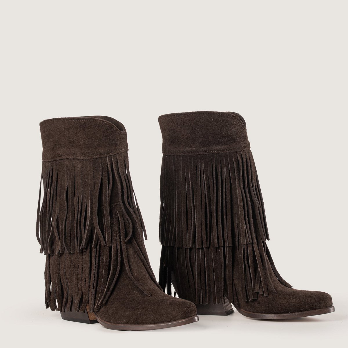 Bottes texanes Nevada marron foncé