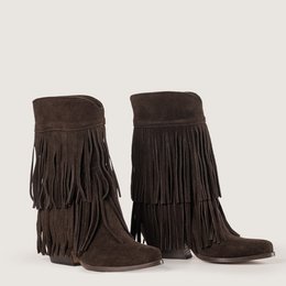 Bottes texanes Nevada marron foncé