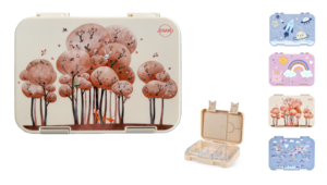 Kinder Brotdose Waldtiere Creme – Bento Box | JENARD®