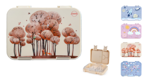 Kinder Brotdose Waldtiere Creme – Bento Box | JENARD®