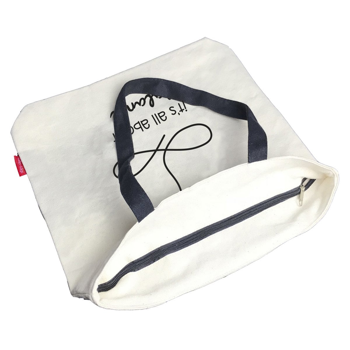 Totebags. Bolso grande modelo "Det handler om balance"