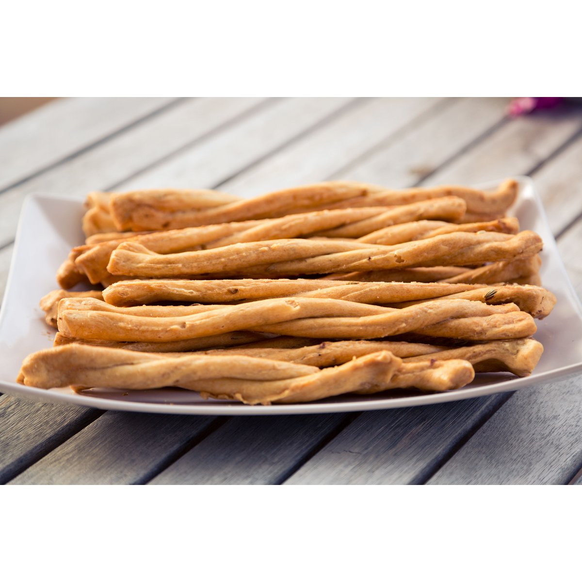 Biscotti salati treccine con patate e rosmarino | 400 g