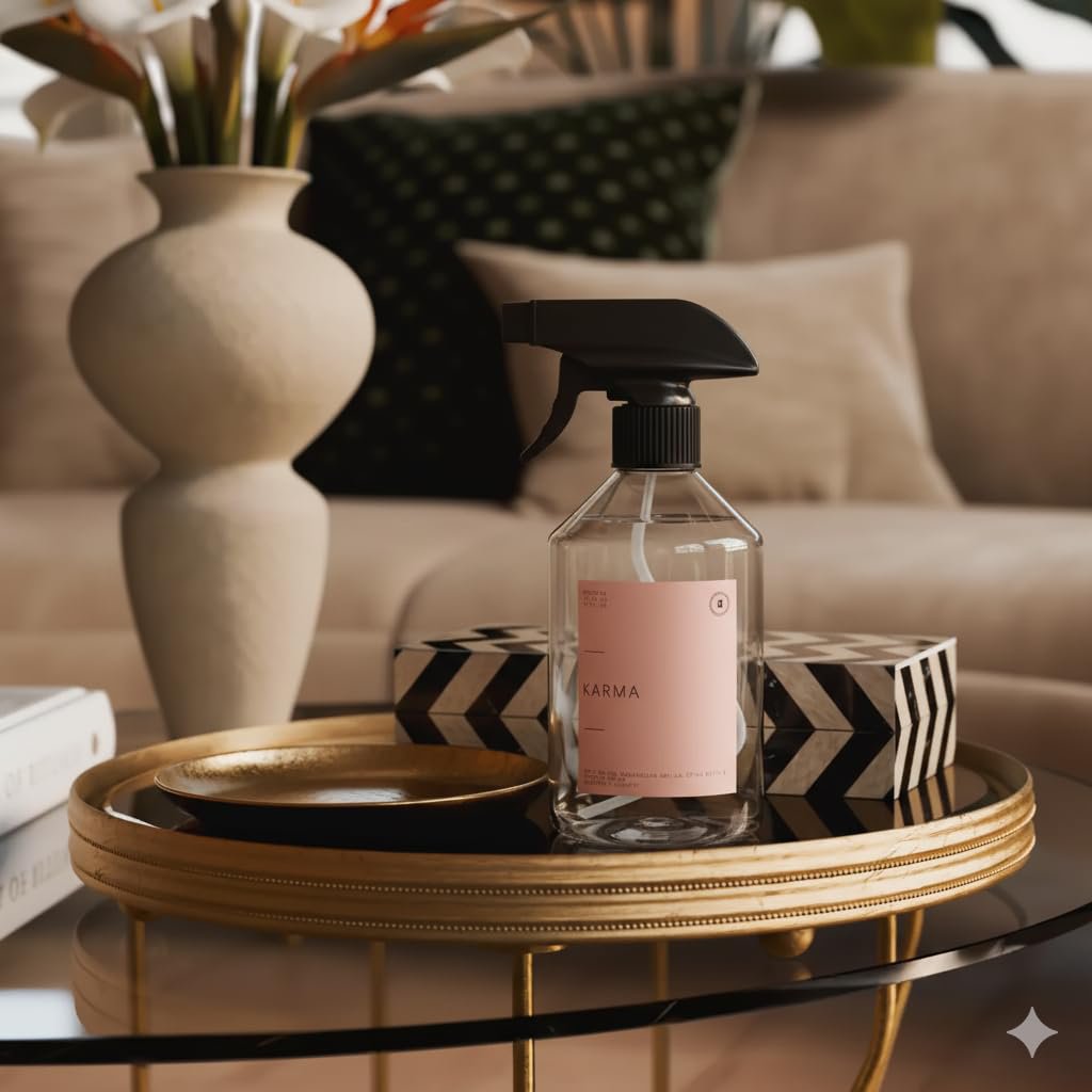 Karma room spray 500 ml – patchouli, frankincense and ginger