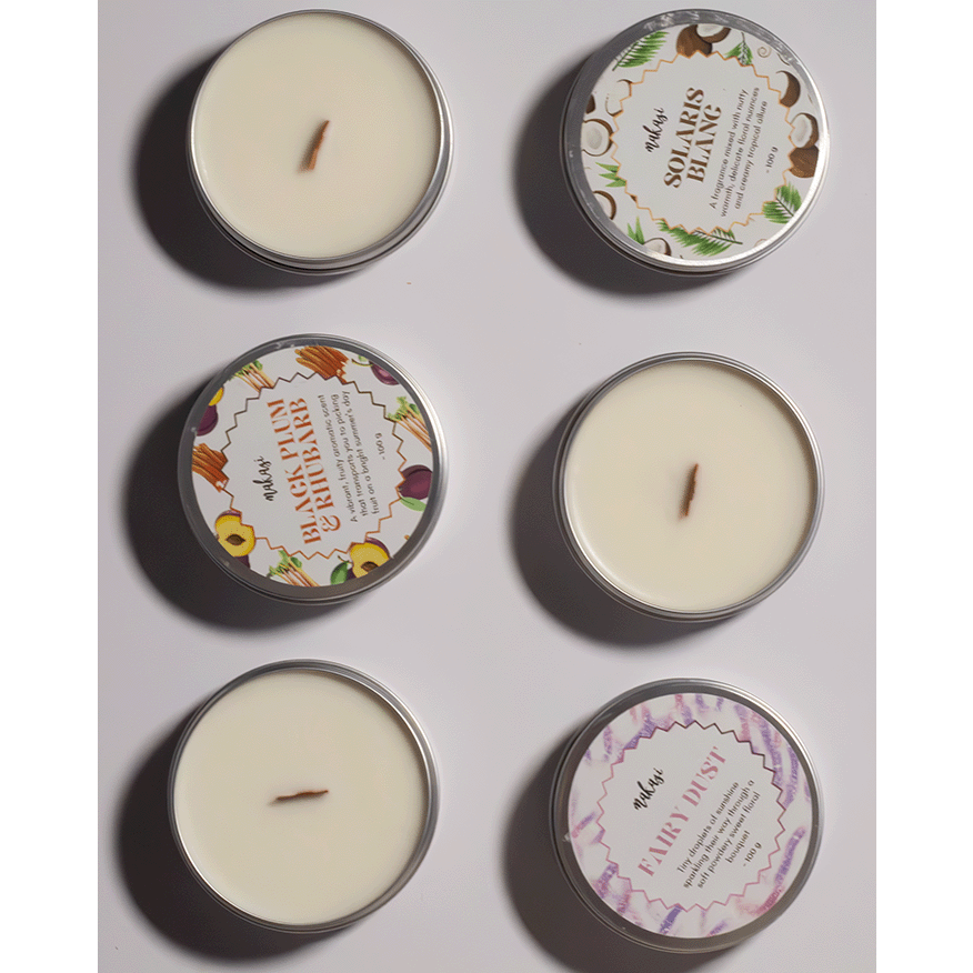 Buddy Candle Can Solaris Blanc - z kokosem, drewnem sandałowym i wanilią