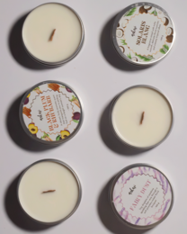 Buddy Candle Can Solaris Blanc - z kokosem, drewnem sandałowym i wanilią