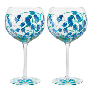 Flora Gin Glass Clocks, 650ml, 2-pack, giftbox
