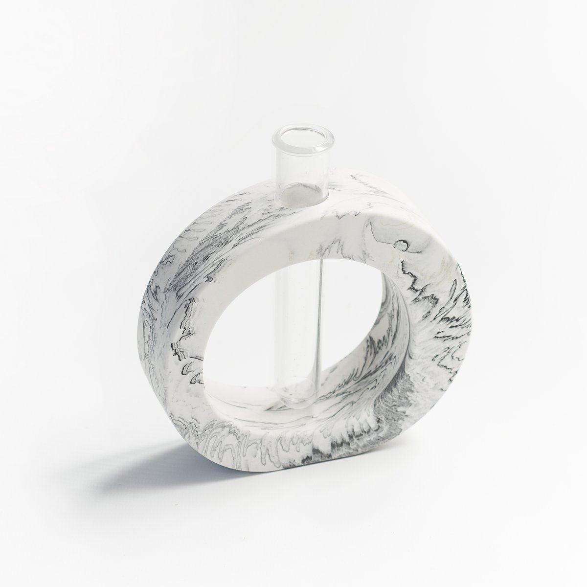 Jesmonite Round Stem Vase 12.5cm