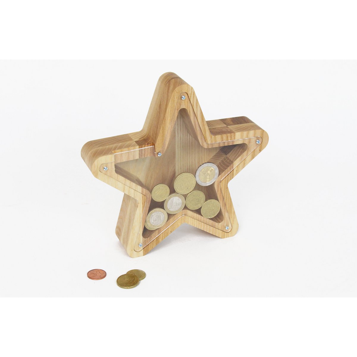 Spargris, Wooden Star sparegris