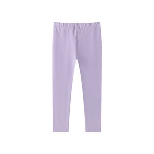 Effen kleur geborstelde gebreide legging voor meisjes