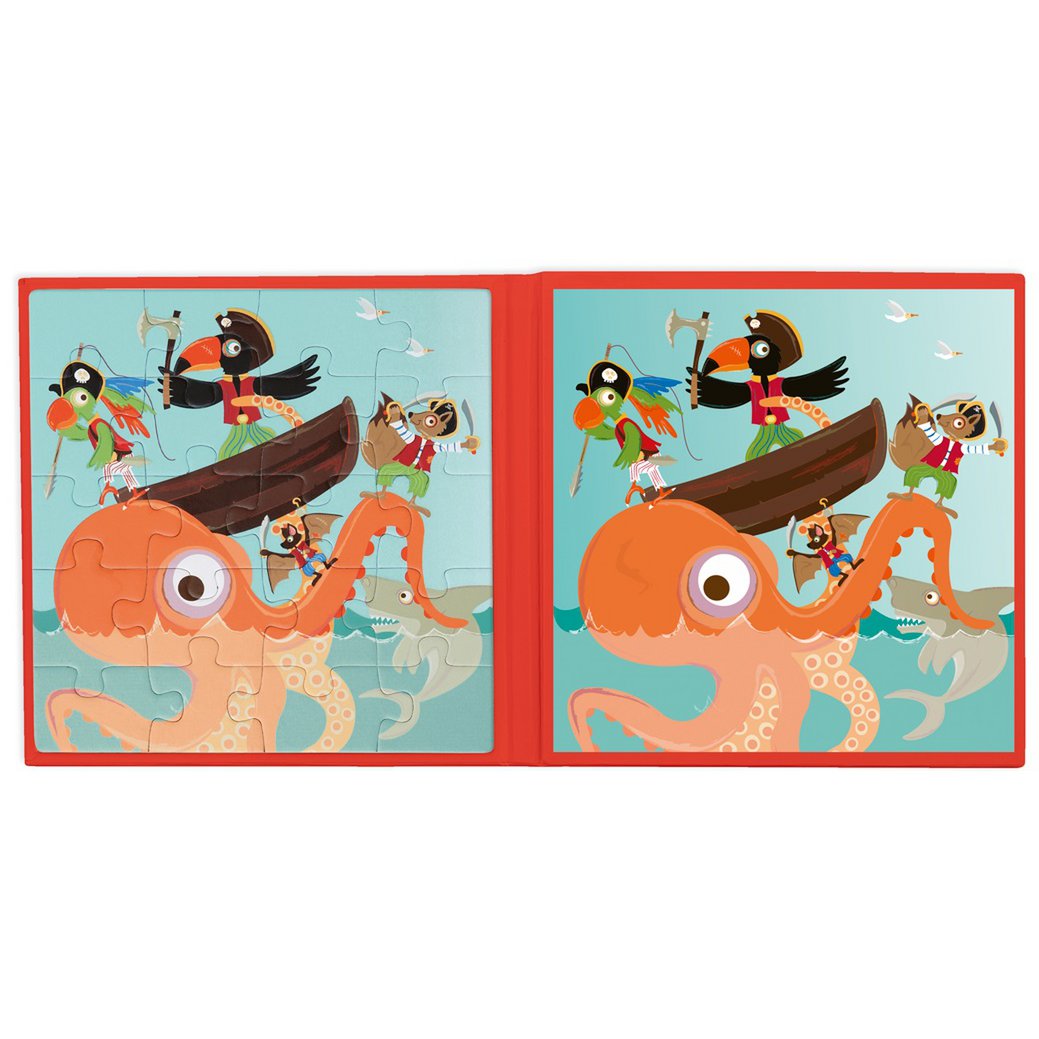 Magnetisch Puzzelboek To Go - Piraten