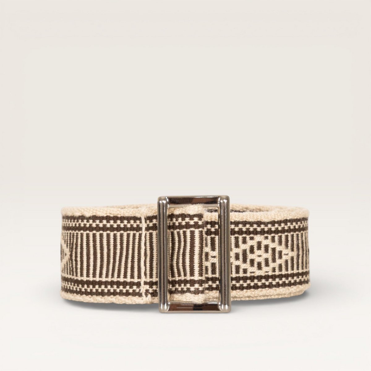 Geometric buckle belt | Black