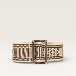 Geometric buckle belt | Black