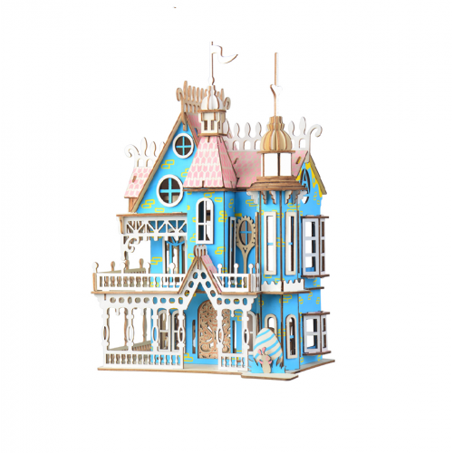 Building kit Dollhouse 'Villa Fantasia'- mini 1:48- color