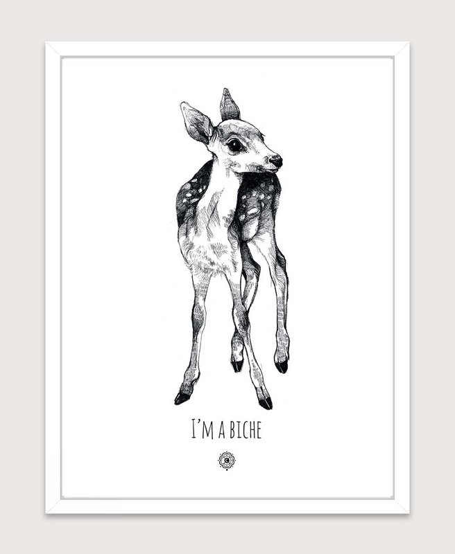 Poster - Ich bin ein Reh