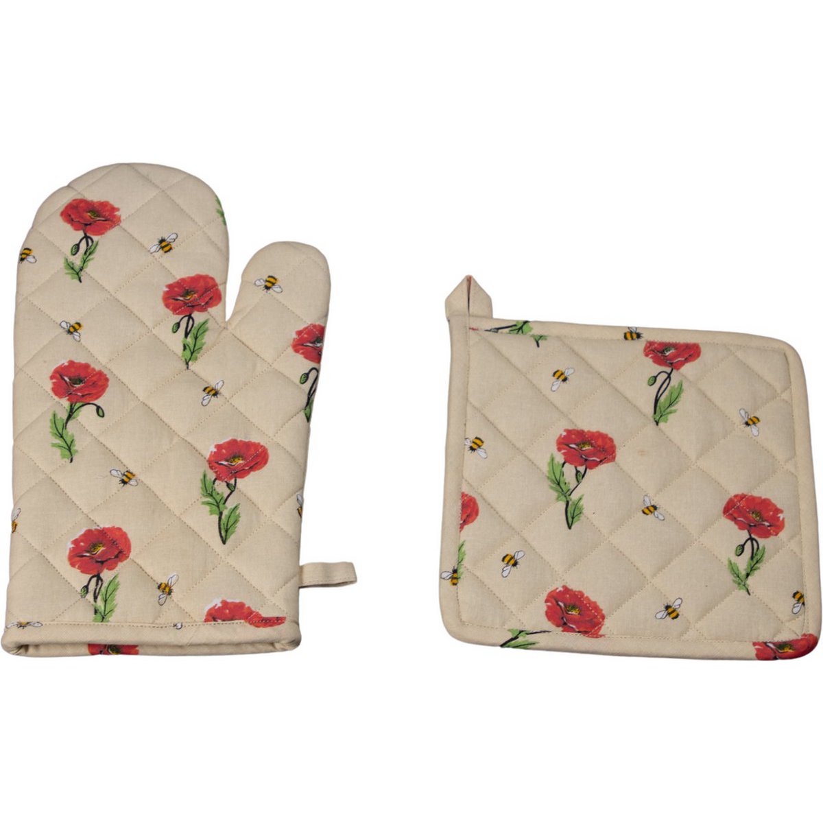Juego de cocina amapolas
