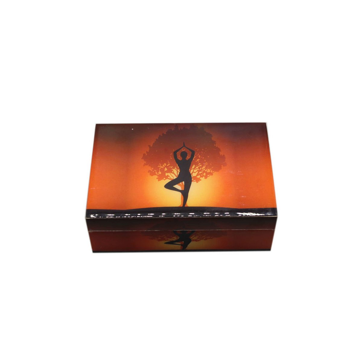 Yoga-Baum-Box (15x10cm)