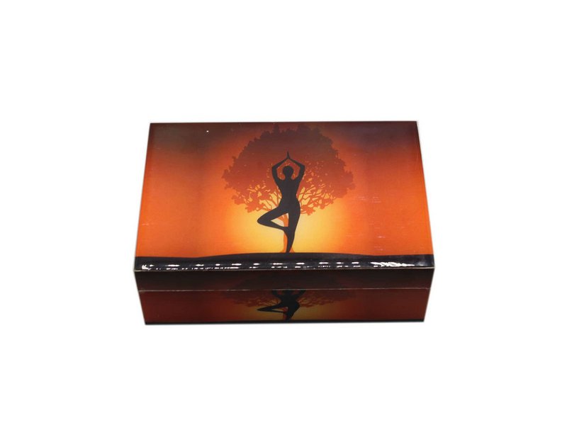 Yoga-Baum-Box (15x10cm)