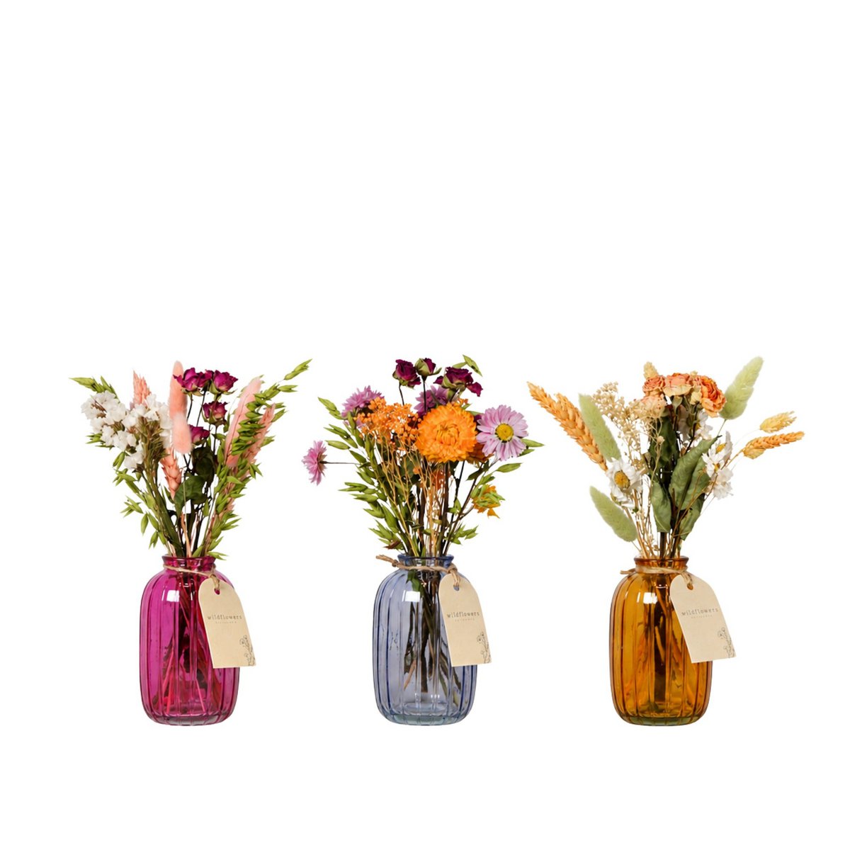 Dried Flowers in Bottle Mix - Spring