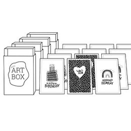 DIY Mini Art - Happy Birthday (4 szt.)