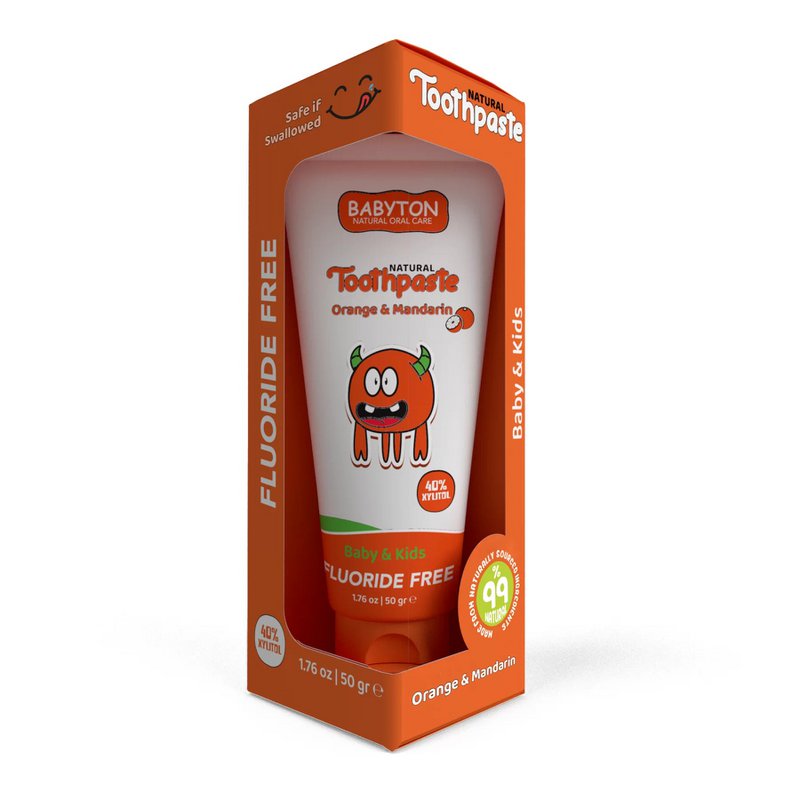 Babyton Natural toothpaste with orange and mandarin taste 50g