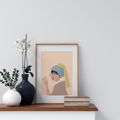 Girl with a Pearl Earring (Reimagined)