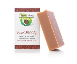 Sapone all'argilla rossa francese 120g