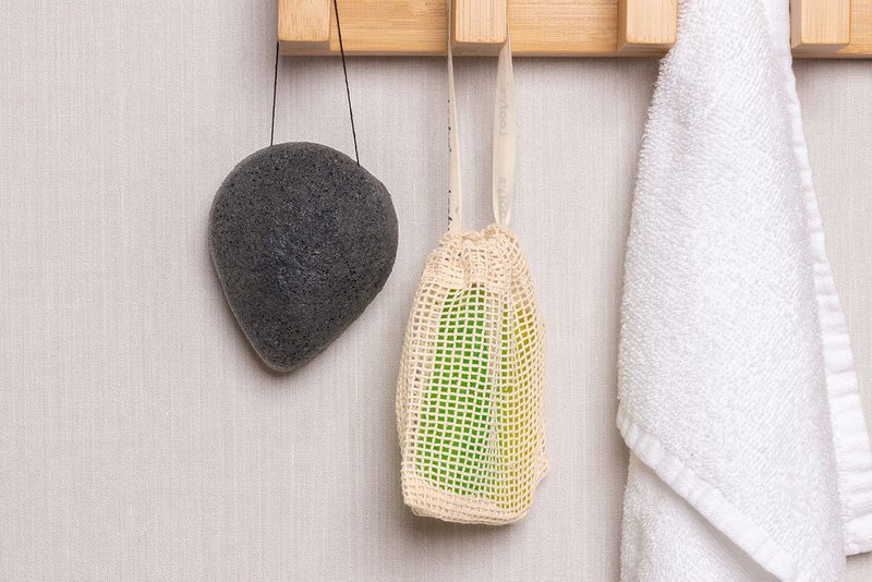 Konjac FaceScrub normal skin (black)