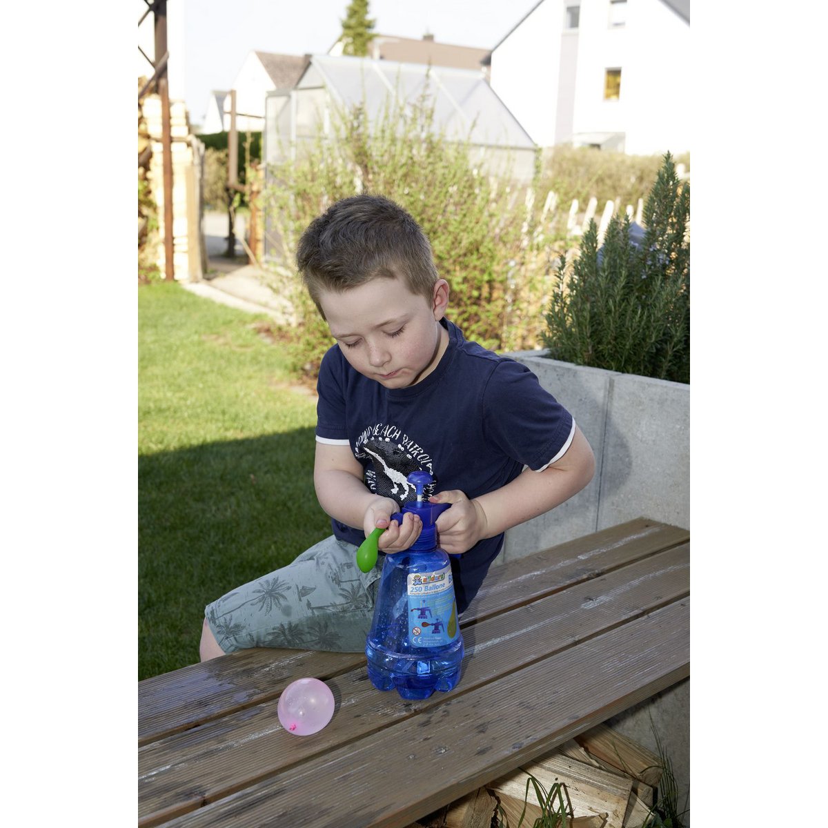 Water & Air Wasserbomben Pumpe, inkl. 250 Ballons