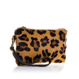 Firenze Artegiani. Mattarello Bolso de mano Mujer.Piel auténtica Cavallino Leopardo Grande Dollaro