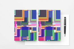 Stijgen notitieboekjes met abstract patroon om te schrijven en te journalen, kleurrijke briefpapierset met unieke ontwerpen, perfect voor het maken van aantekeningen en schetsen | door Victory In Wellness