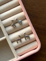 KASIRI 950 Silver Handmade Earrings - Llama