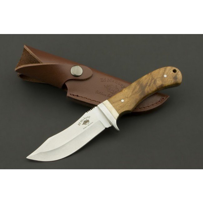 ED MAHONY Polar Fox, couteau de chasse, 440C
