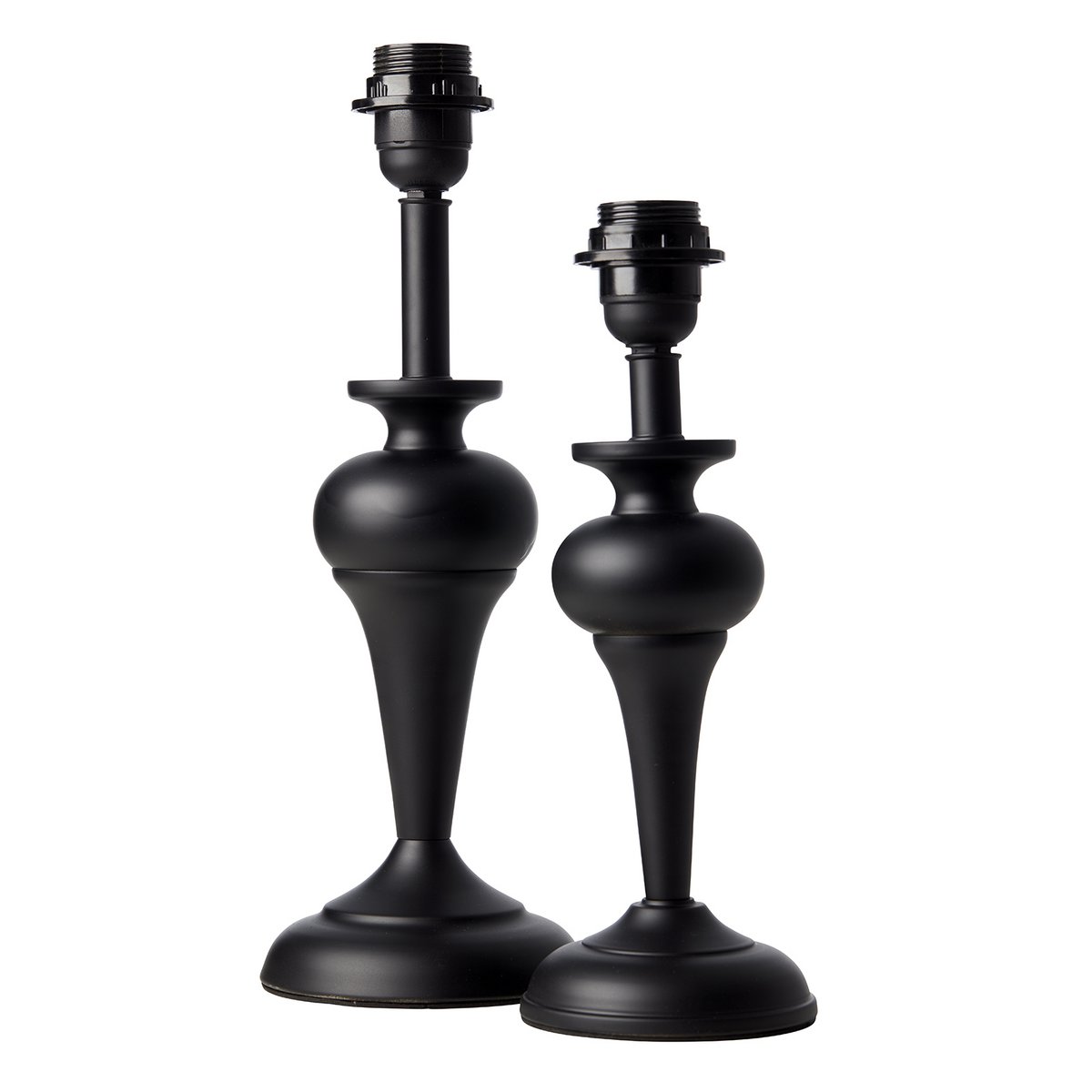 BORDLAMPE SILKE SORT MAT HØJDE 37,0 CM