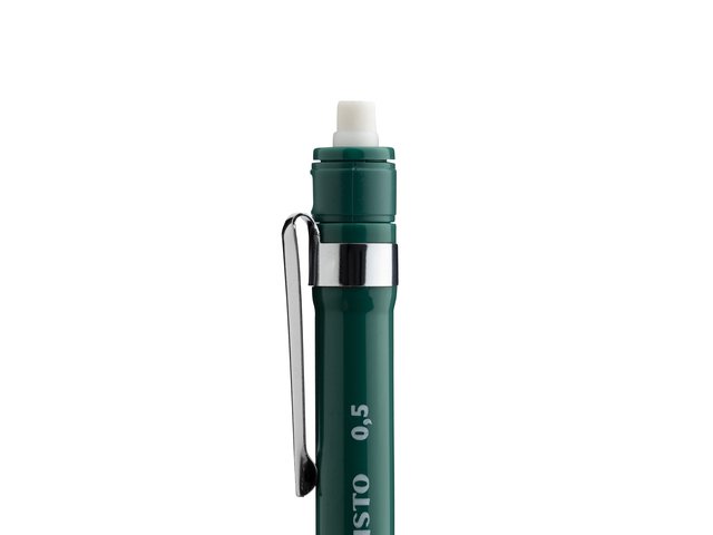 Mechanical pencil Aristo Mystic green 0.5 rubber grip, metal clip