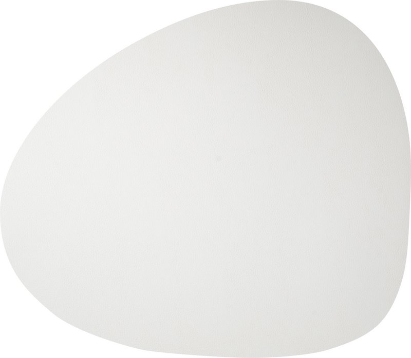 Skinnature dækkeserviet | genbrugslæder | Småsten 40x46 cm
