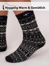 A few 80% wool socks Sweden flag scandinavian