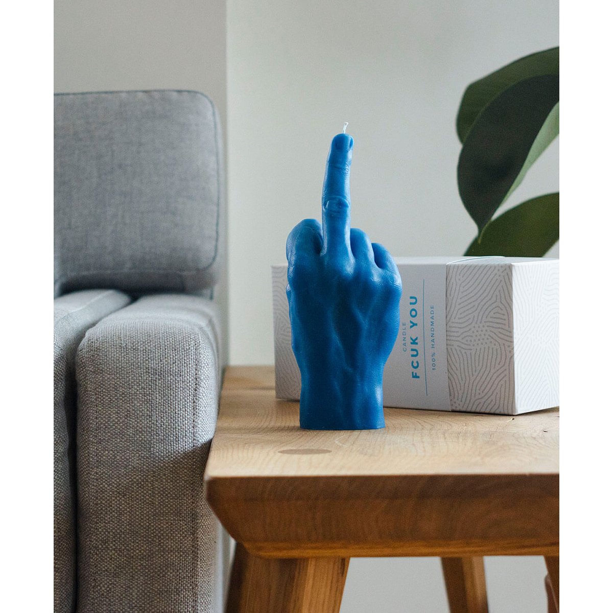 F*ck you Candle Blue