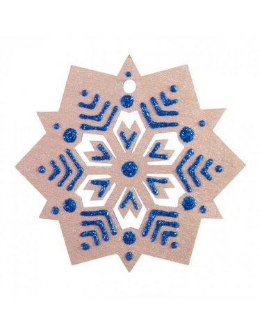 Sneeuwvlok Klein Zilver