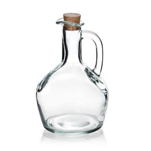Moderne keukenglazen karaf met stop 400 ml 10x8x15,5 cm