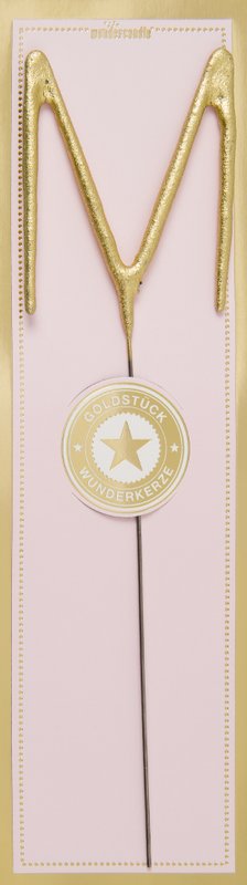 M gold Goldstück pink Wondercandle® classic