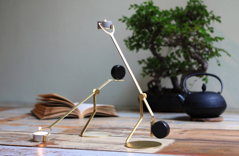 Cadeau de Noël - Rising Balanced - bougeoir dynamique