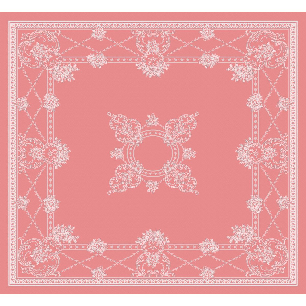 Tovaglia in lino melodia francese - rosa