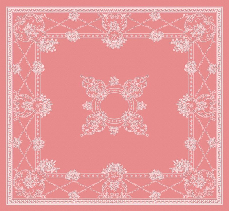 Tovaglia in lino melodia francese - rosa